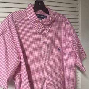 POLO RALPH LAUREN BUTTON FRONT CHECK SHIRT XXL
